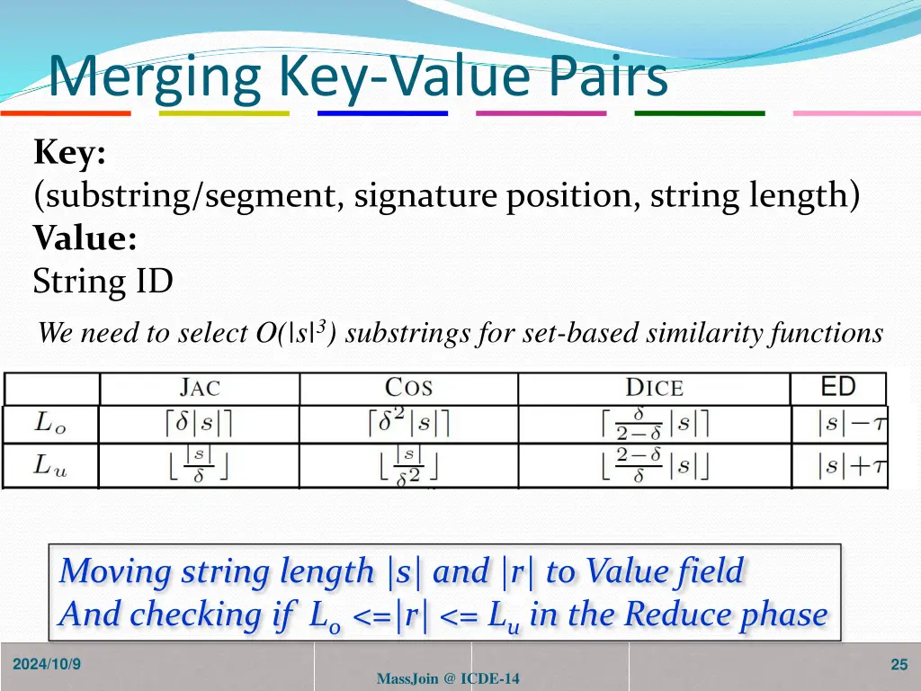 merging key value pairs