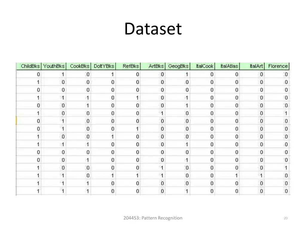 dataset