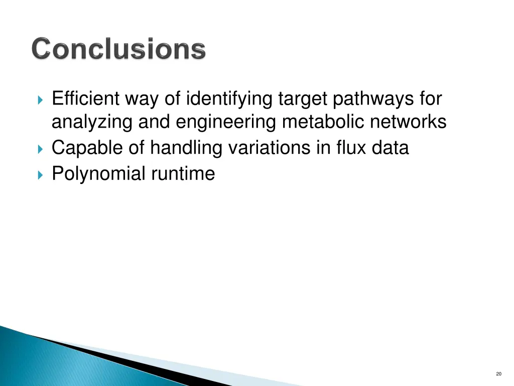 efficient way of identifying target pathways