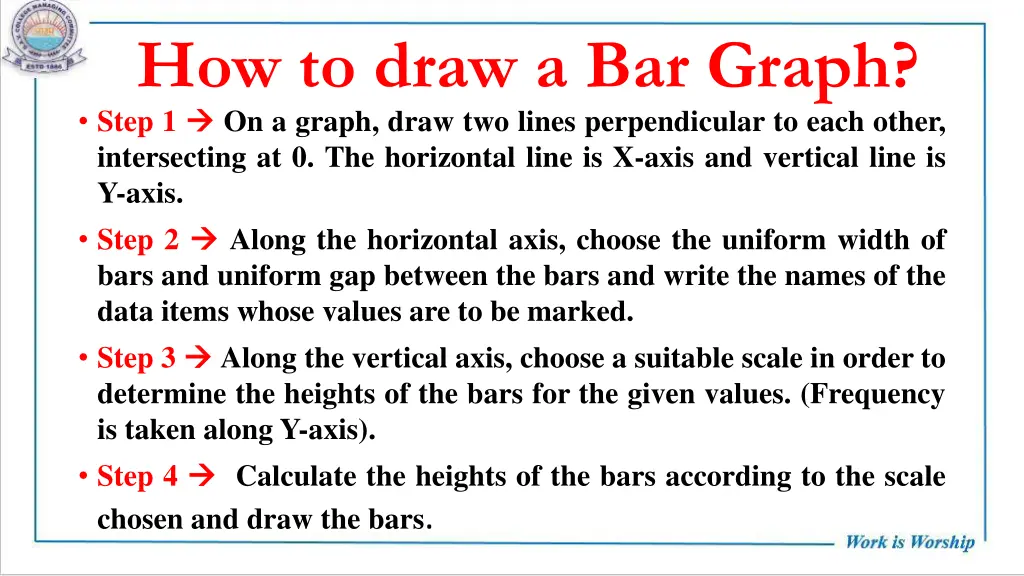 how to draw a bar graph step 1 on a graph draw