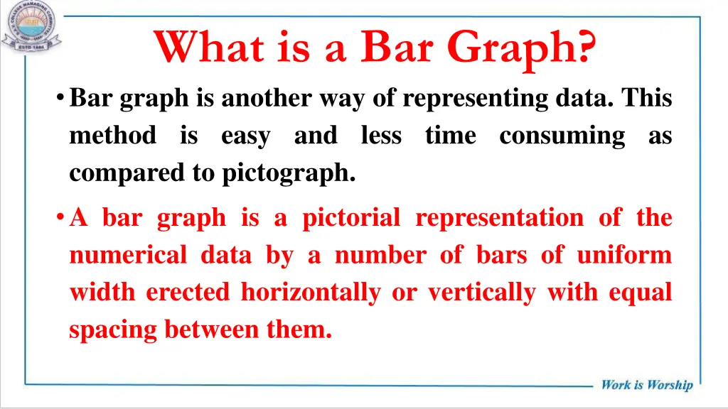 what is a bar graph bar graph is another