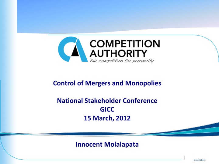 control of mergers and monopolies