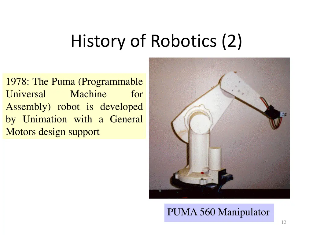 history of robotics 2