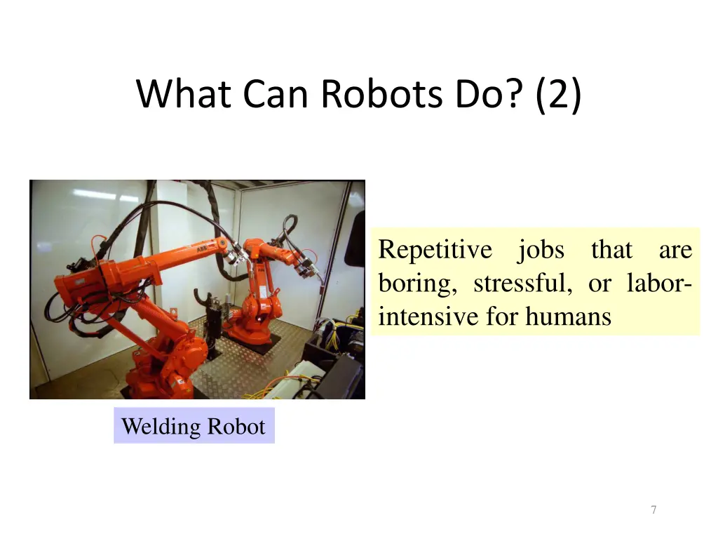 what can robots do 2