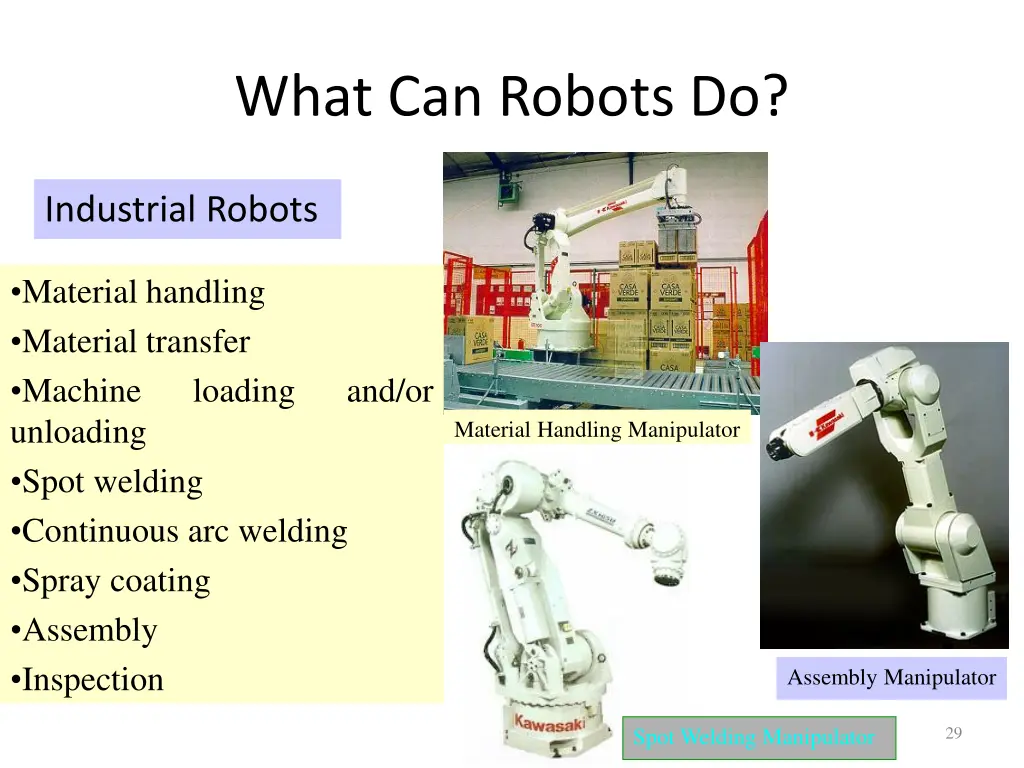 what can robots do