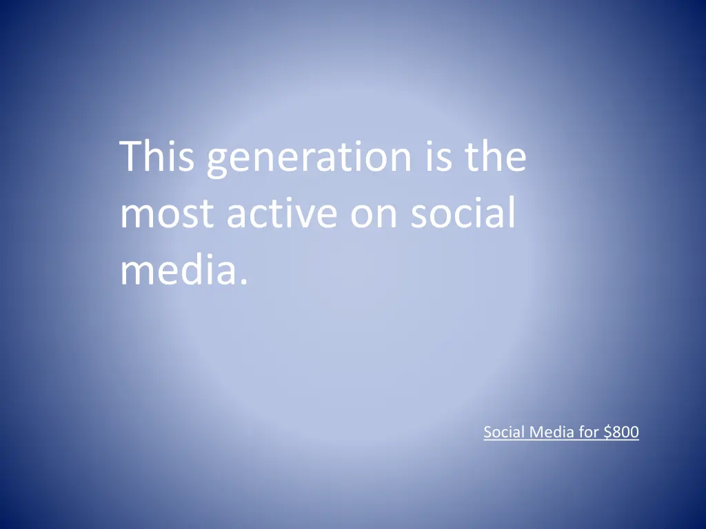 this generation is the most active on social media