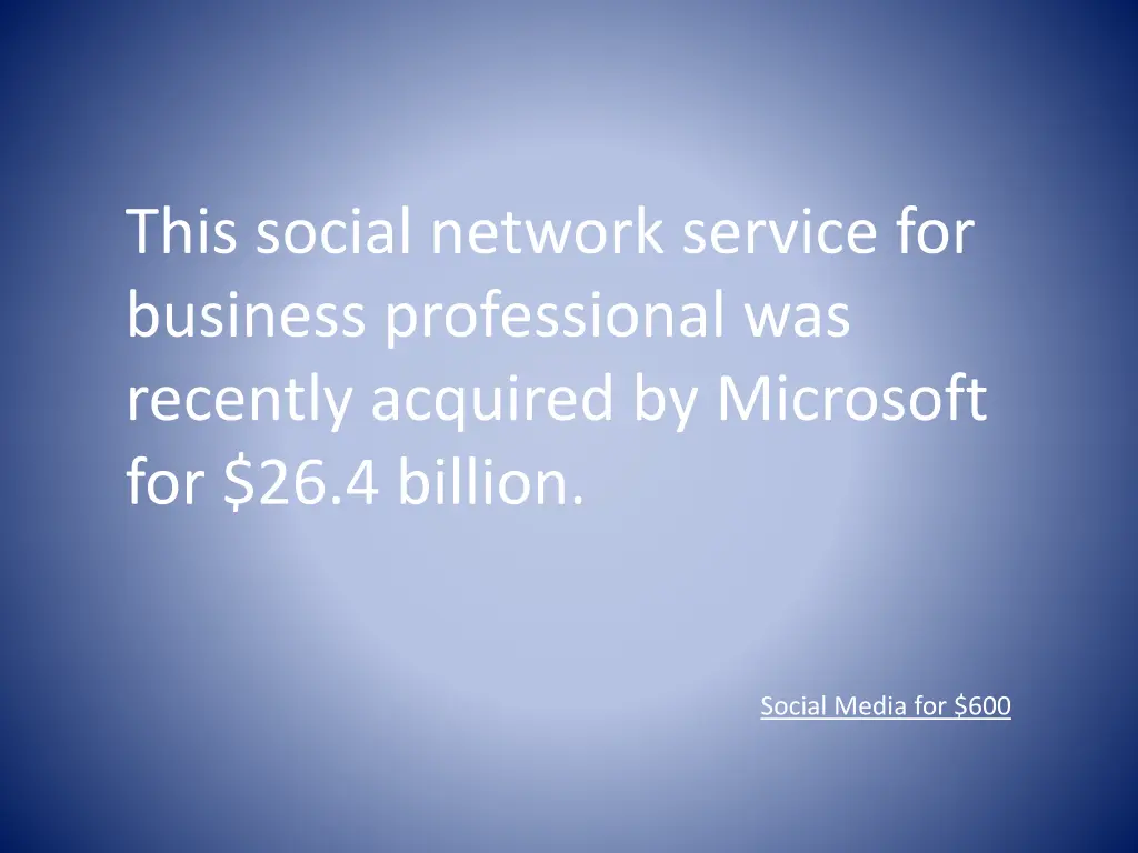 this social network service for business