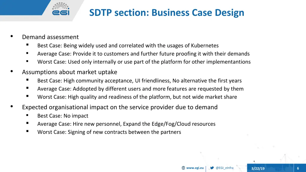 sdtp section business case design