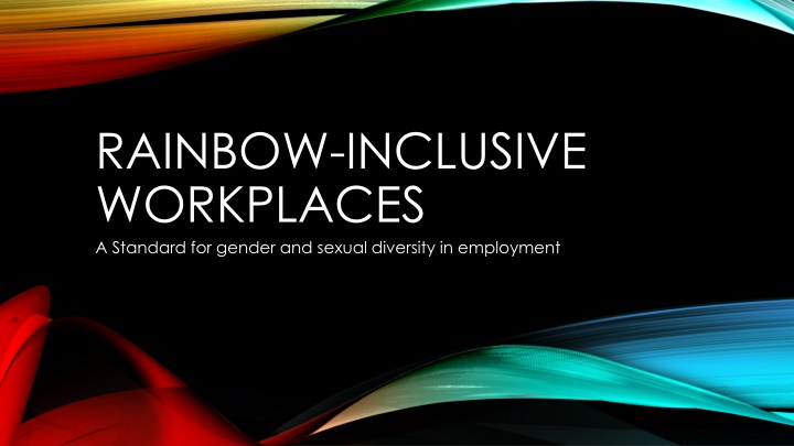 rainbow inclusive workplaces a standard