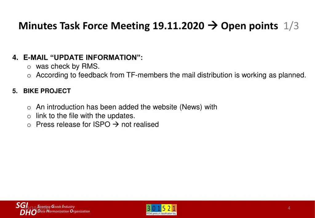 minutes task force meeting 19 11 2020