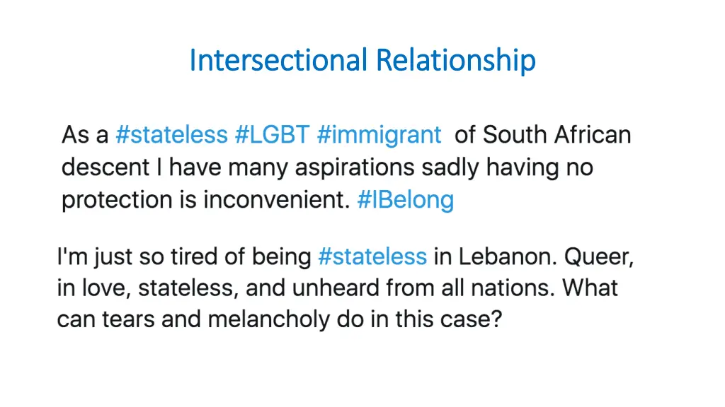 intersectional relationship intersectional