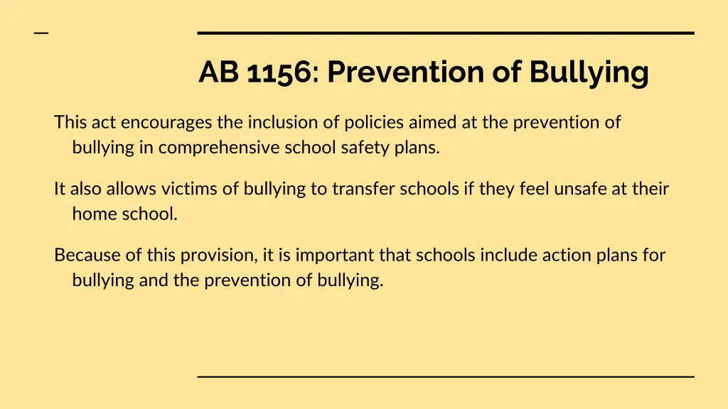 ab 1156 prevention of bullying