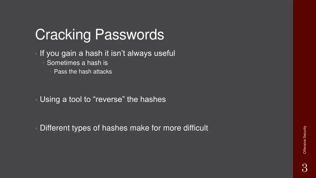 cracking passwords