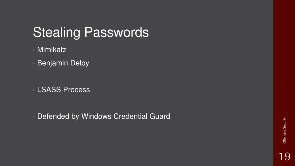 stealing passwords