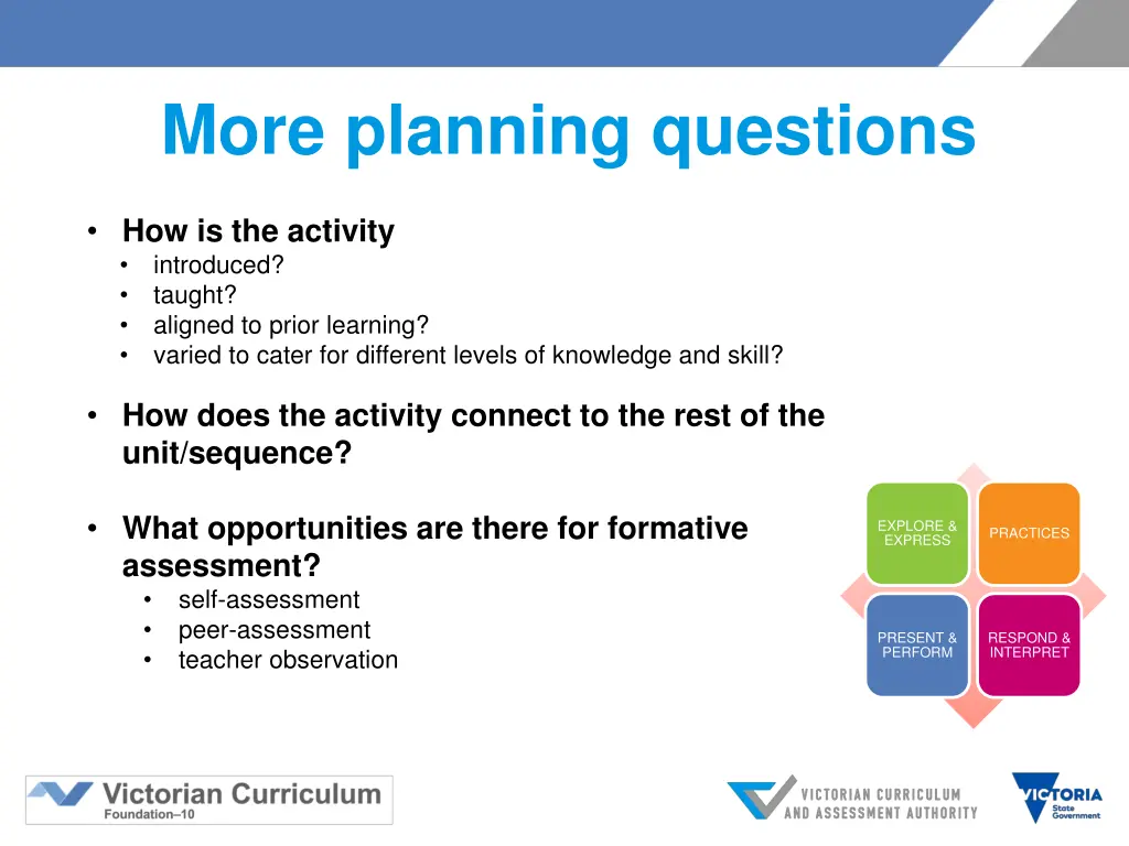 more planning questions