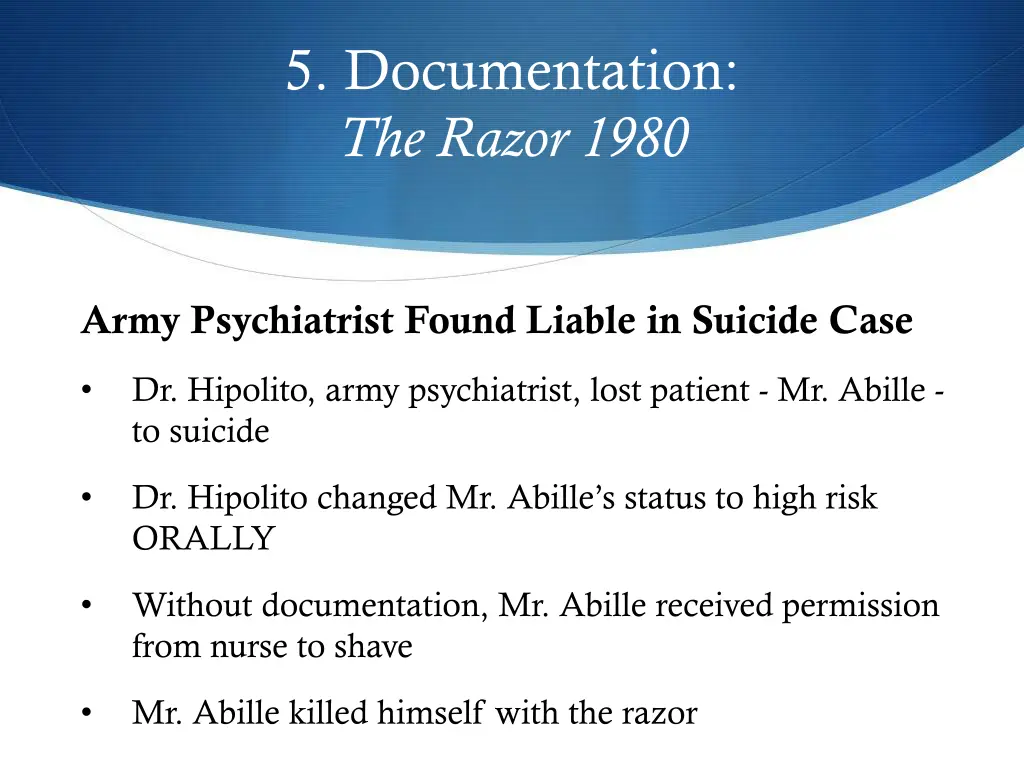 5 documentation the razor 1980