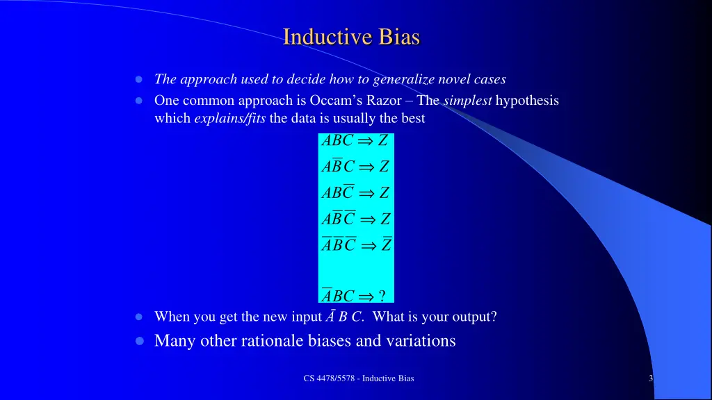 inductive bias