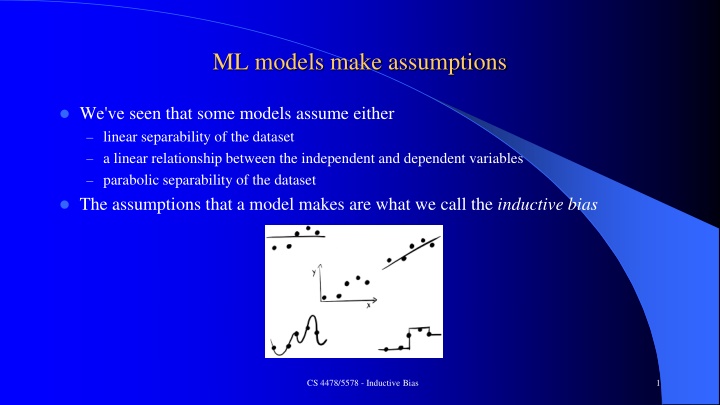 ml models make assumptions