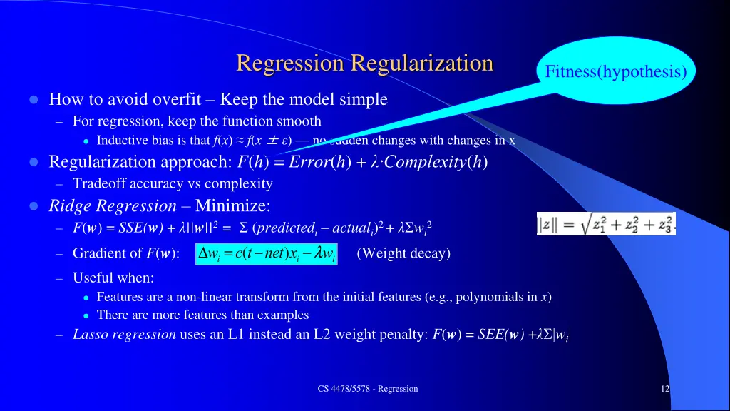 regression regularization