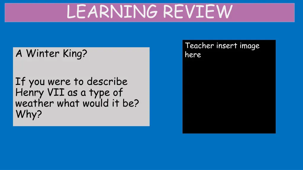 learning review 1