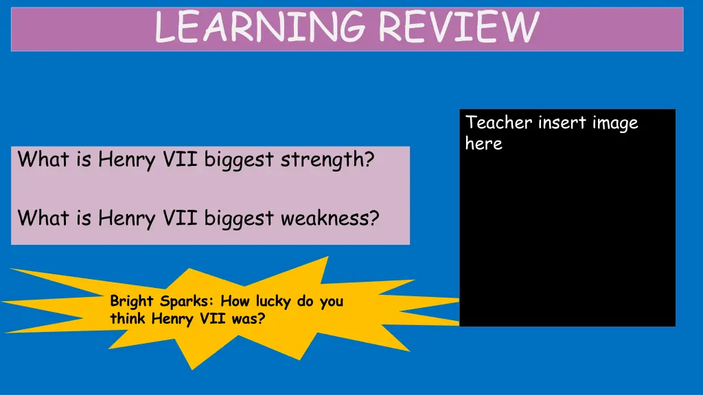 learning review