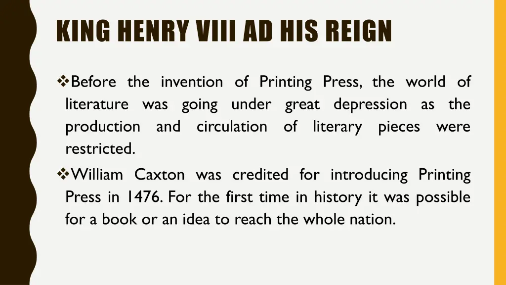 king henry viii ad his reign 1