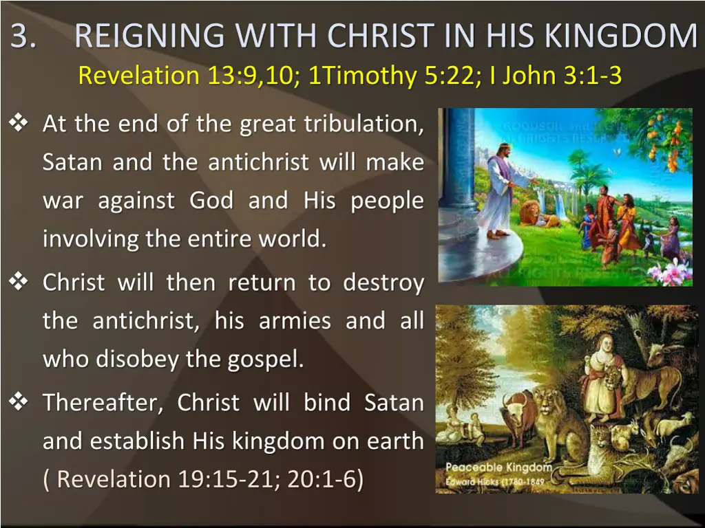 3 reigning with christ in his kingdom revelation