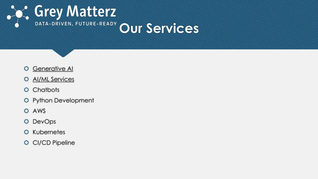 our services