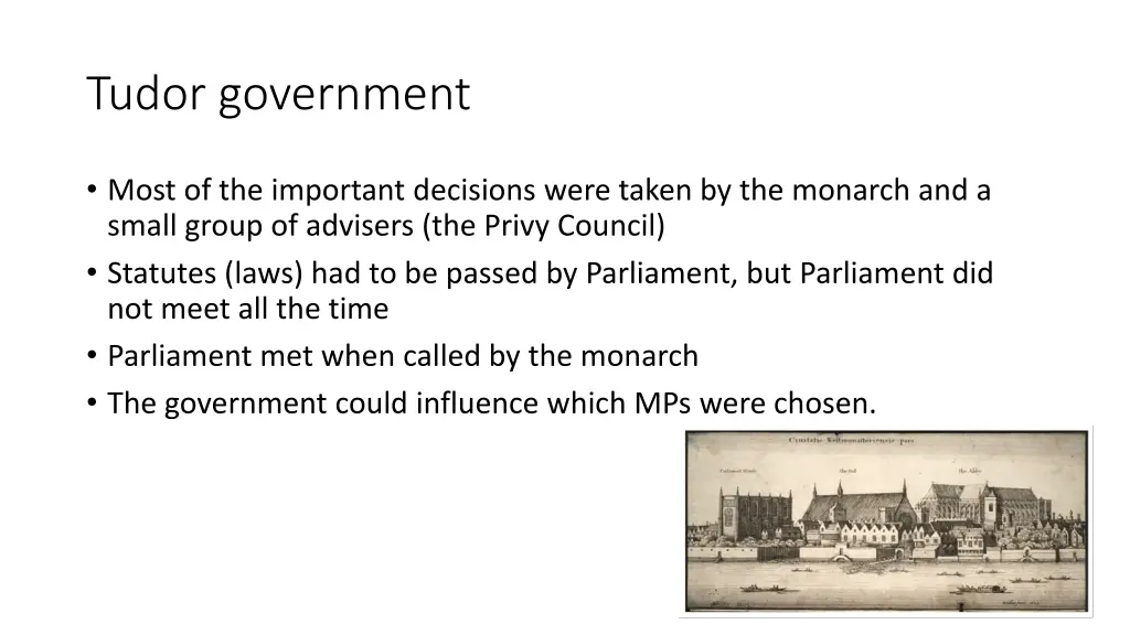 tudor government