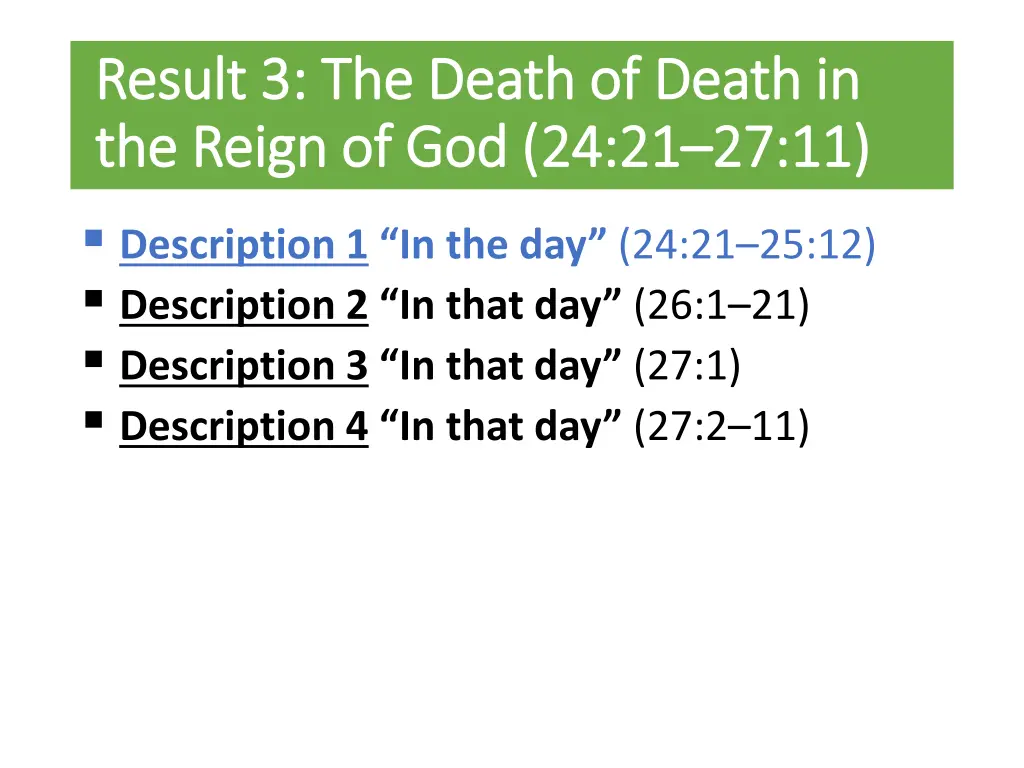 result 3 the death of death in result 3 the death 1