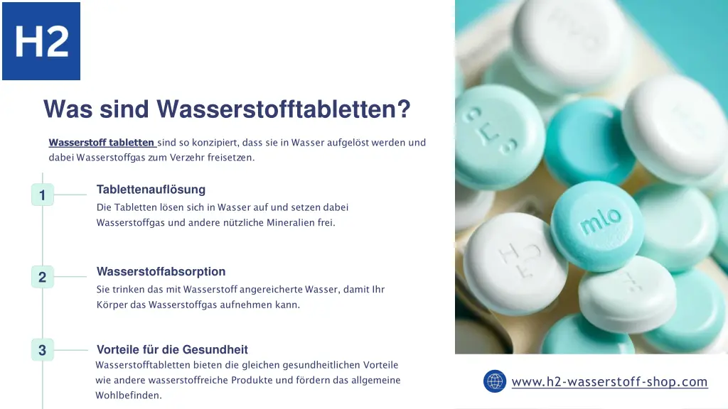 was sind wasserstofftabletten