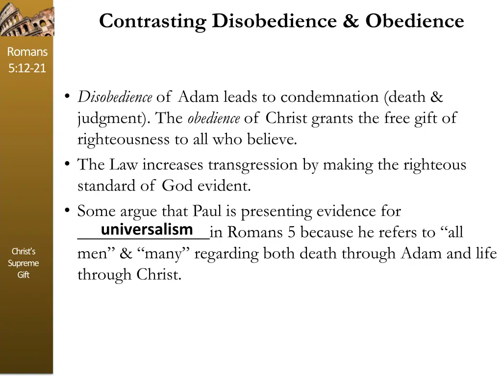 contrasting disobedience obedience 1