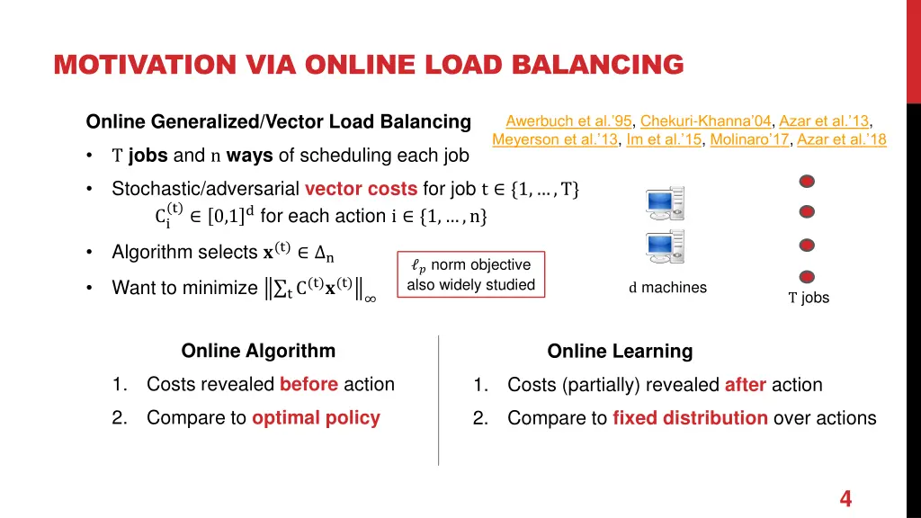 motivation via online load balancing