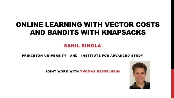 online learning with vector costs and bandits