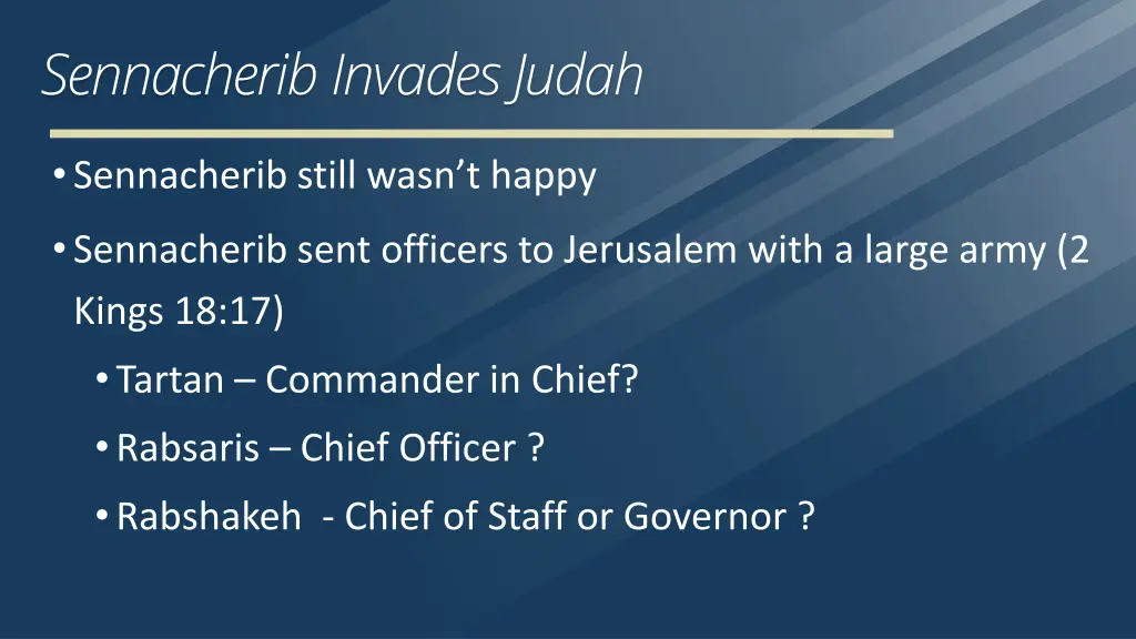 sennacherib invades judah 5