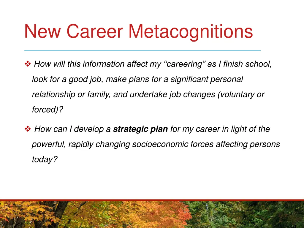 new career metacognitions 1