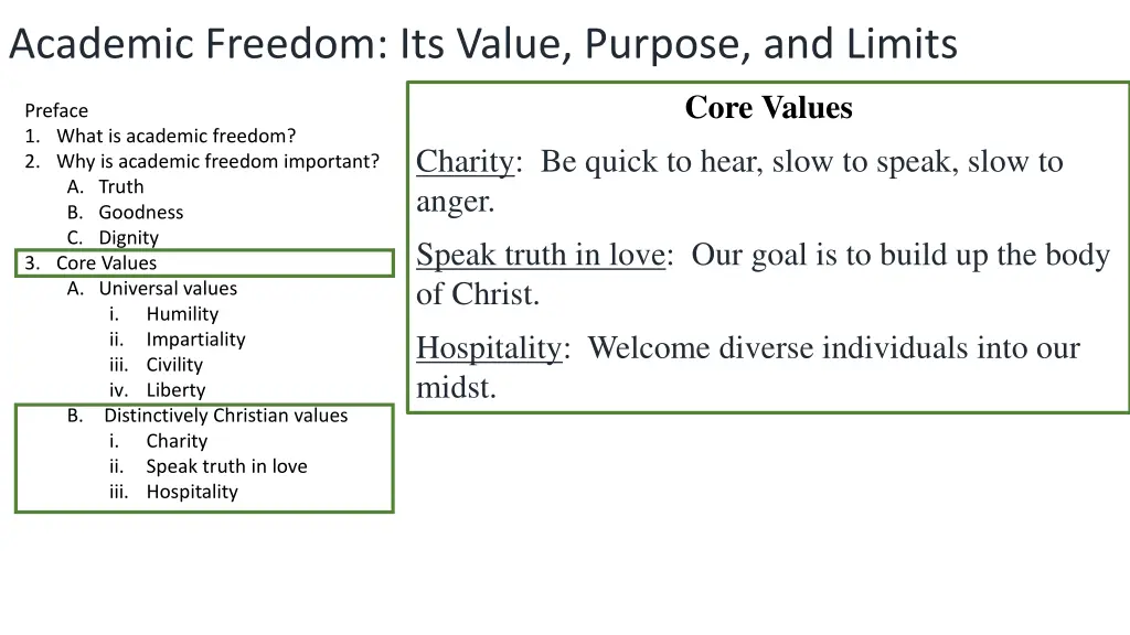 academic freedom its value purpose and limits 7