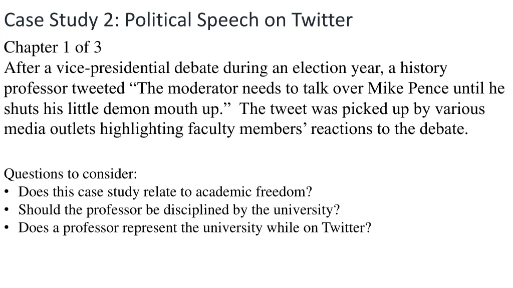 case study 2 political speech on twitter chapter