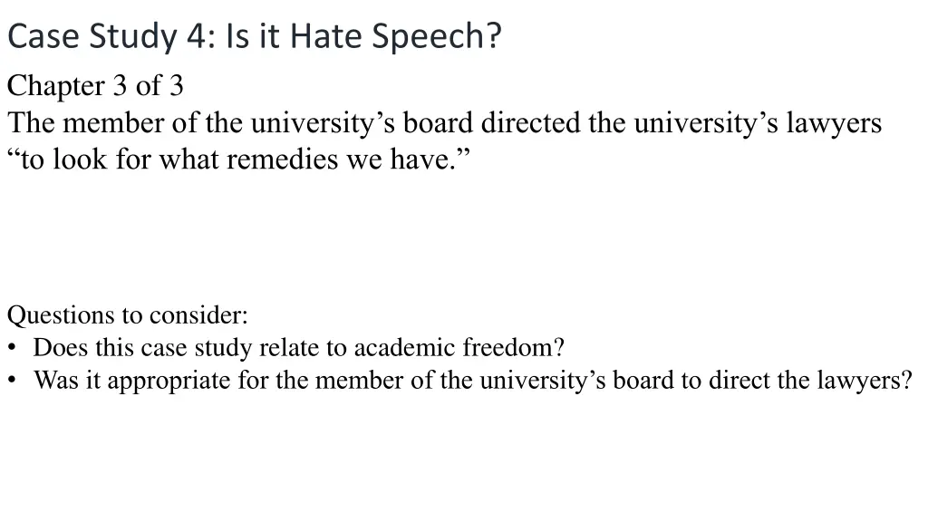 case study 4 is it hate speech chapter 2