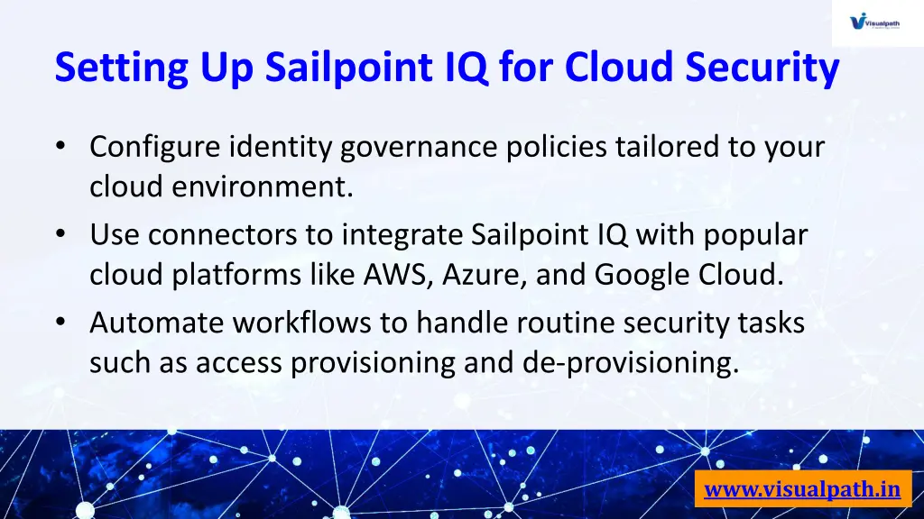 setting up sailpoint iq for cloud security