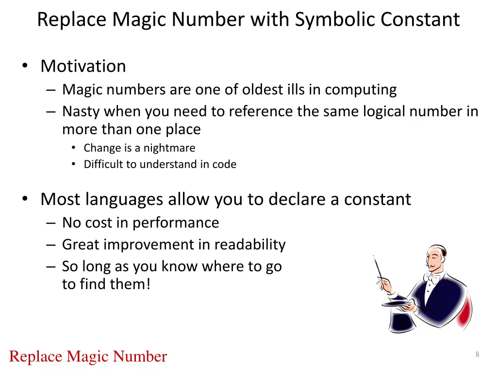 replace magic number with symbolic constant