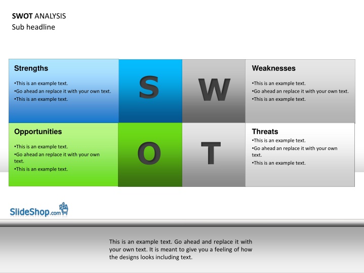 swot analysis sub headline