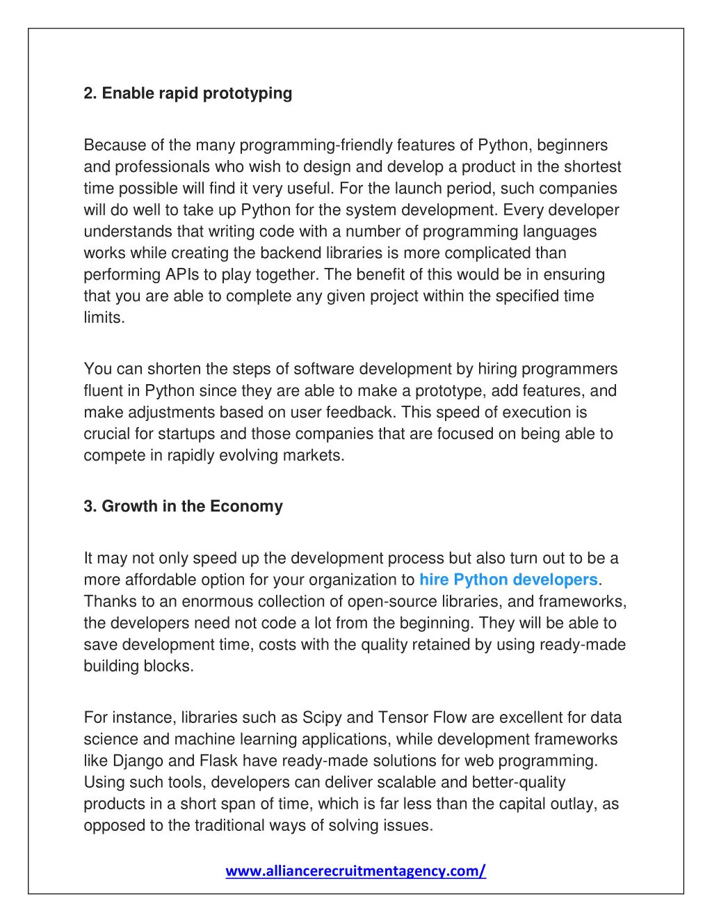2 enable rapid prototyping