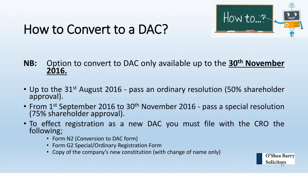 how to convert to a dac how to convert to a dac