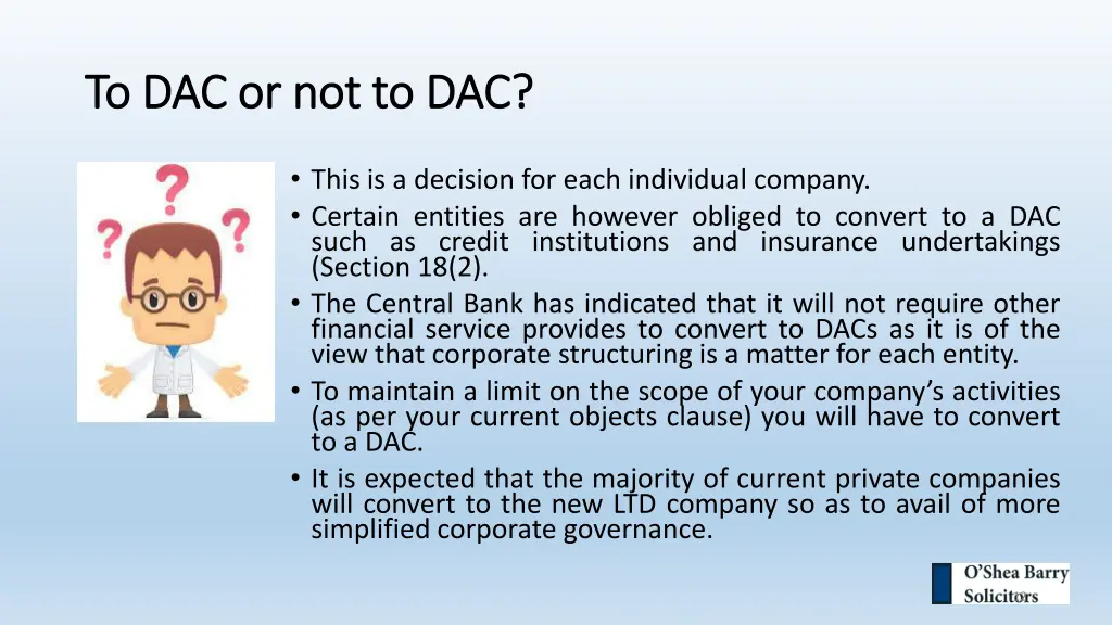 to dac or not to dac to dac or not to dac