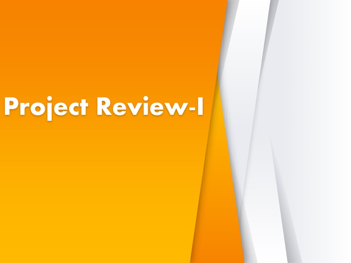 project review i