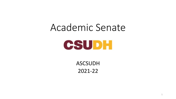 academic senate