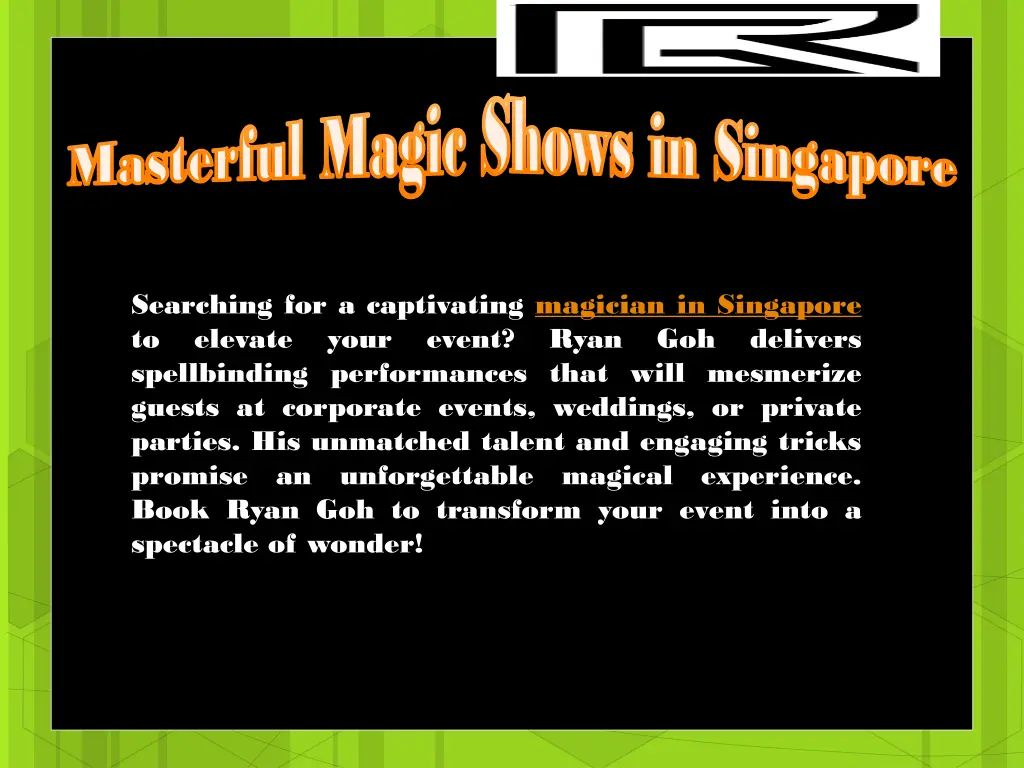 masterful magic shows in singapore masterful 3