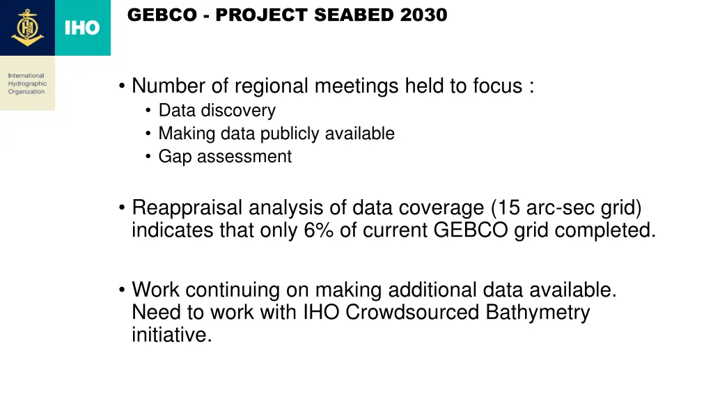 gebco project seabed 2030