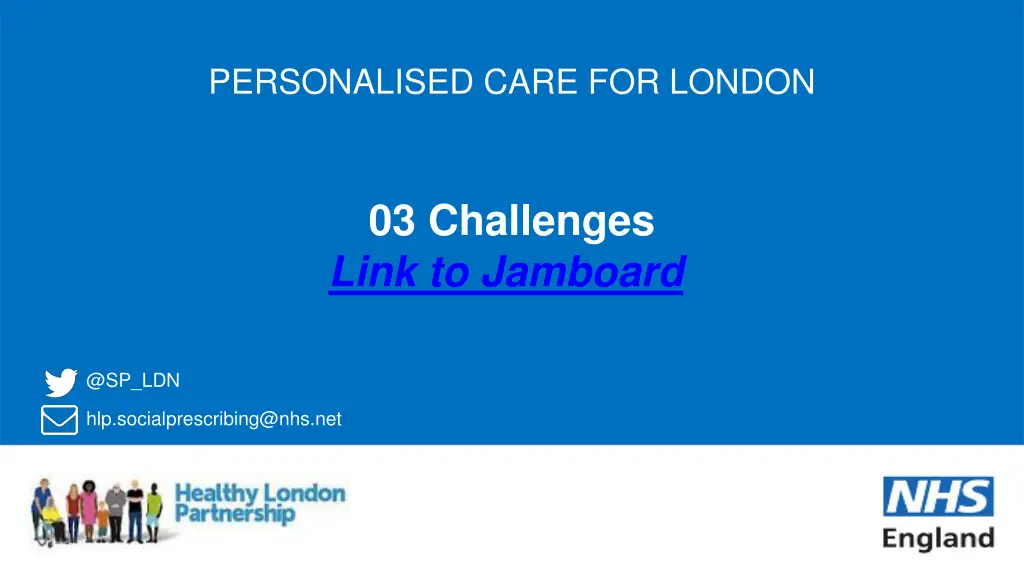 personalised care for london 1